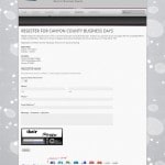 Website Makeover-Canyon County Business Days-Registration Page