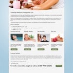 Website Makeover-Serenity Retreat Therapeutic Spa and Salon-Home Page